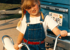 Kate with Bike