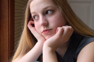girl pondering