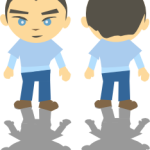 boy with shadow