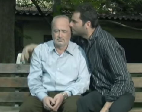 man with dad