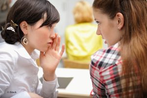Teenage Girls Gossip Classroom