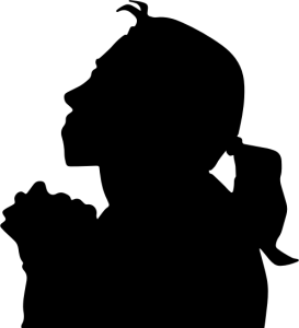 Woman-Praying-Silhouette